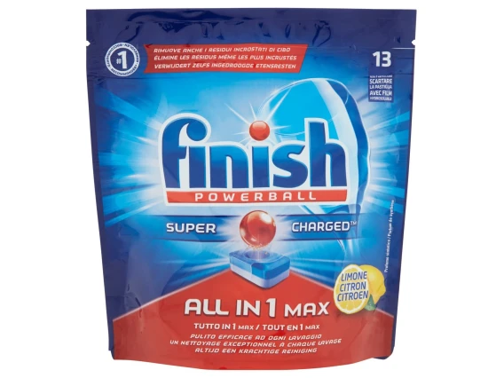 Detergent pentru masina de spalat vase Finish All in One Max 13 tablete