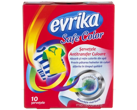 Servetele antitransfer culoare Evrika 10bucati