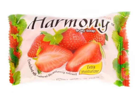 Sapun solid natural Harmony Capsuni 75g