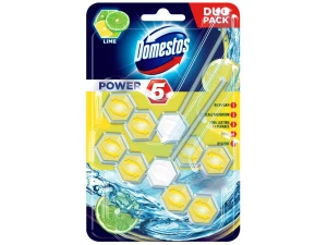 Odorizant pentru toaleta Domestos Power 55gr 2bucati (Lime)