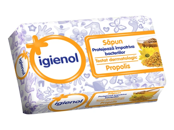 Sapun solid antibacterian Igienol Propolis 90g