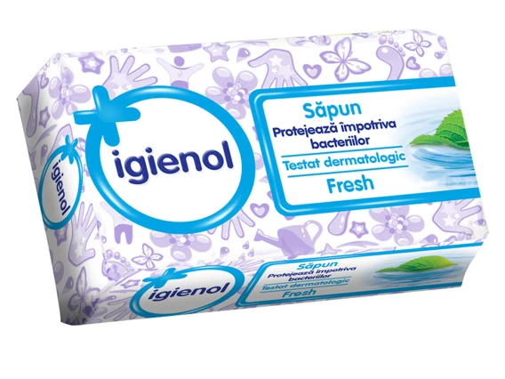 Sapun solid antibacterian Igienol Fresh 90g