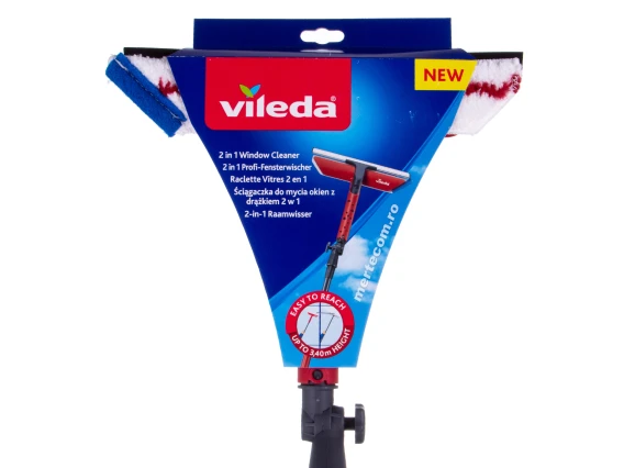 Racleta geam cu maner telescopic Vileda