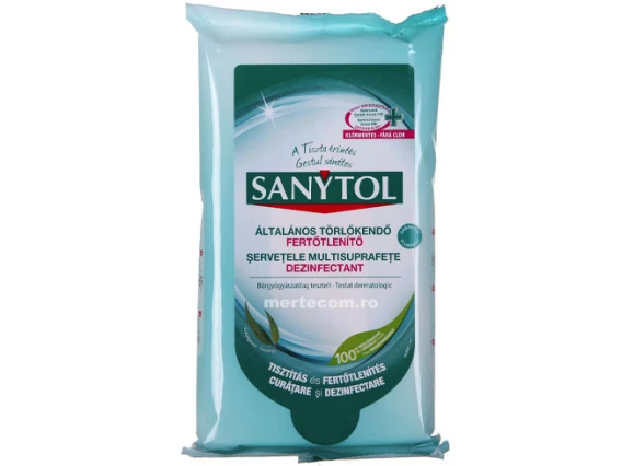 Servetele multisuprafete dezinfectante Sanytol Eucalipt 36buc