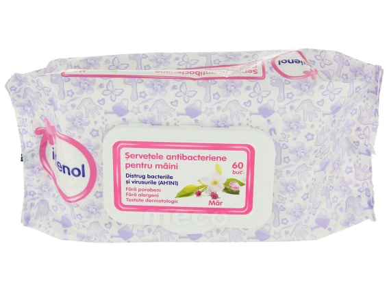 Servetele antibacteriene umede Igienol Mar 60buc
