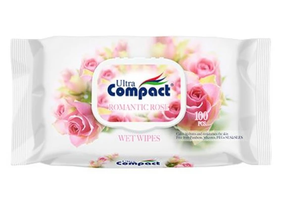 Servetele umede Ultra Compact Romantic Rose 100buc