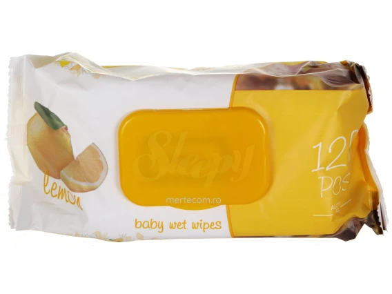 Servetele umede cu capac Sleepy Lamaie 120buc