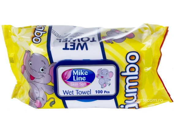 Servetele umede cu capac Mike Line Jumbo 100bucati