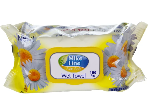 Servetele umede cu capac Mike Line Chamomile 100bucati