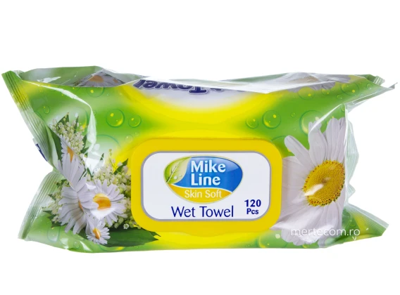 Servetele umede cu capac Mike Line Chamomile 120bucati