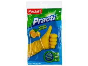 Manusi din cauciuc Paclan galbene
