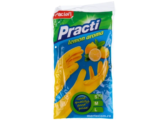 Manusi din cauciuc Paclan galbene (Small-S)