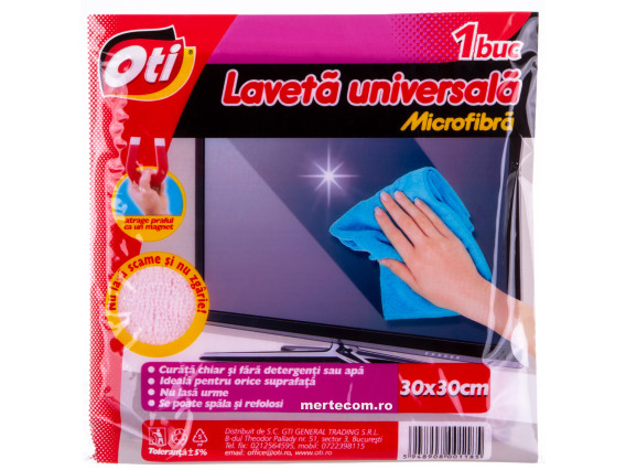 Laveta universala microfibra Oti 30x30cm