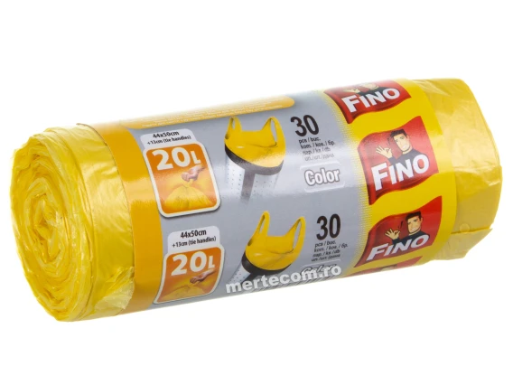 Saci menajeri Fino cu maner 20 litri 30 bucati