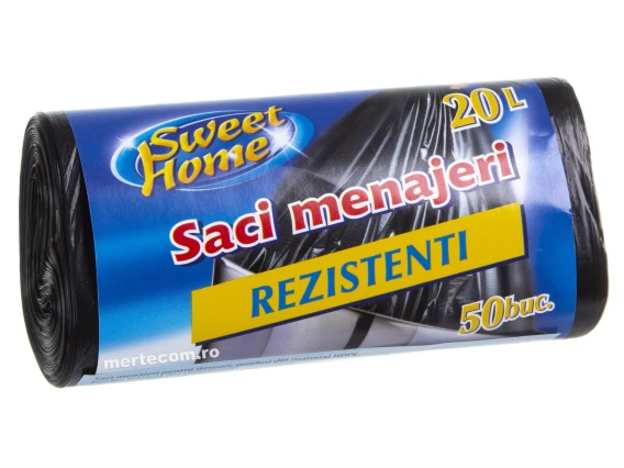 Saci menajeri Sweet Home 20 litri 50 bucati