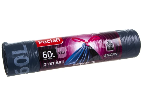 Saci menajeri Paclan cu snur 60 litri 10 bucati