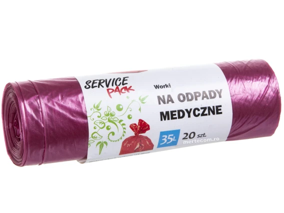 Saci menajeri Stella rosii 35 litri 20 bucati