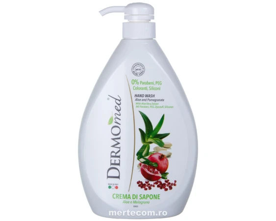 Sapun lichid crema Dermomed 1litru (Aloe and Pomegranate)