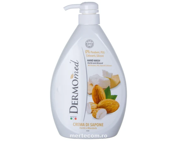 Sapun lichid crema Dermomed 1litru (Karite and Almond)