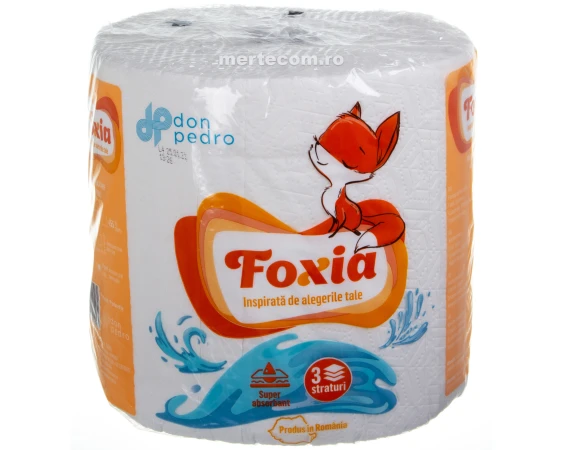 Prosop de bucatarie Foxia 455foi 3straturi 100metri