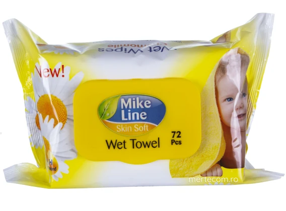 Servetele umede cu capac Mike Line Musetel 72bucati