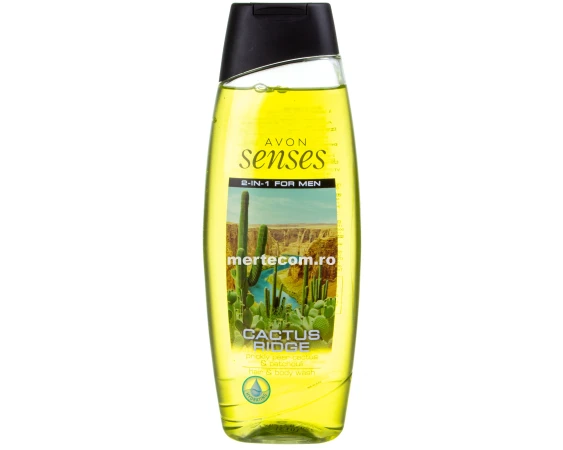 Sampon si gel de dus 2in1 Avon Senses Men 500ml (Cactus Ridge)