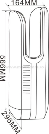 Uscător mâini Jet Meco Slim HD91 650W