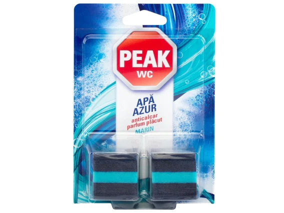 Tablete anticalcar Peak WC (Apa Azur)