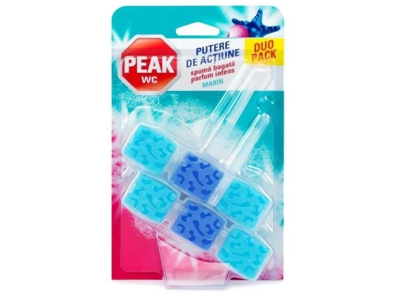 Odorizant Peak WC Putere de Actiune 2 buc/set (Marin)