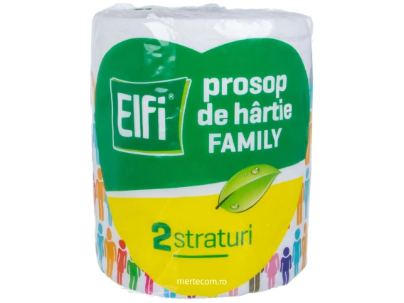 Prosop de bucatarie Elfi Family 2straturi 50metri