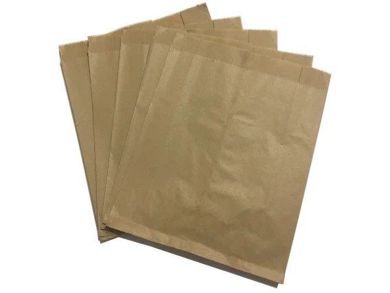 Pungi de hartie natur 17x7x23cm 1000bucati