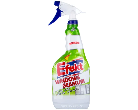 Detergent pentru geamuri Efect cu alcool 750ml