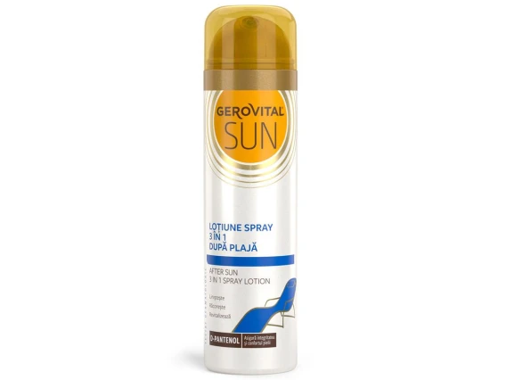 Lotiune spray 3in1 dupa plaja Gerovital Sun 150ml