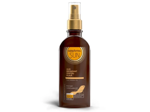 Ulei bronzant pentru plaja Gerovital Sun 150ml