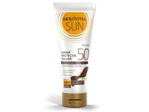 Crema protectie solara Gerovital Sun SPF50 100ml