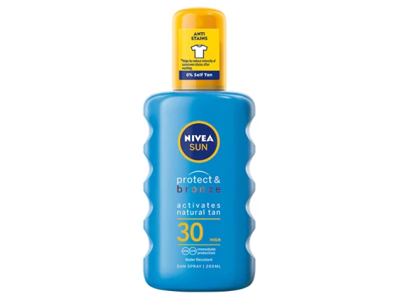 Spray protectie solara si bronzare SPF30 Nivea Sun 200ml