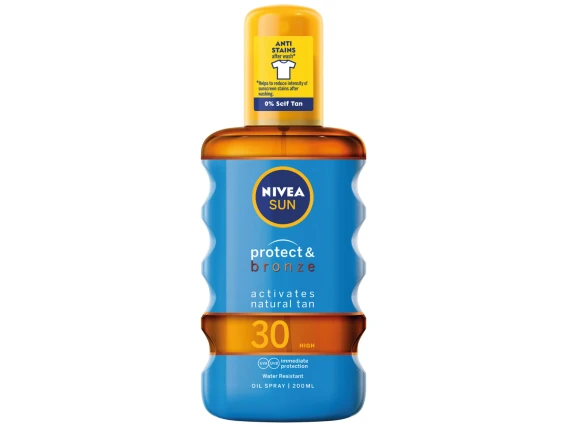 Ulei protectie solara si bronzare rapida SPF30 Nivea Sun 200ml