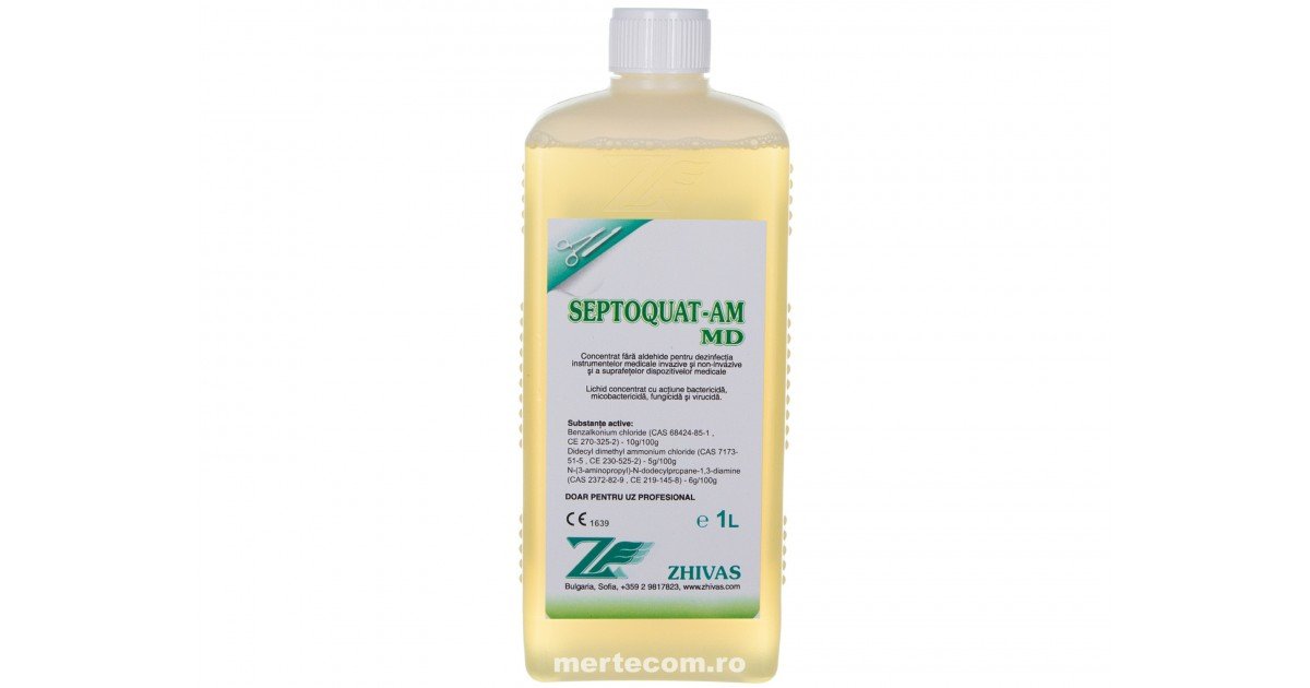 Dezinfectant instrumente medicale Septoquat 1litru - Mertecom
