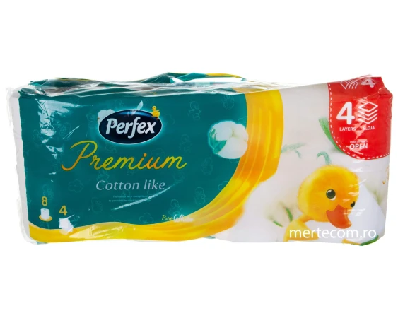 Hartie igienica Perfex Premium 8role 4straturi