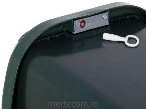 Cos gunoi stradal Meco 50 litri H-60 cm (Verde)