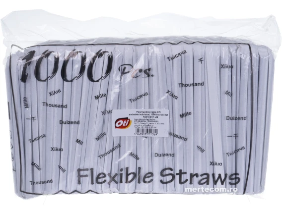 Paie flexibile negre ambalate individual 1000bucati