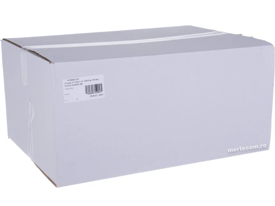 Prosoape pliate in V albe 20x24cm 2straturi 200bucati