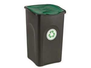 Cos gunoi colectare selectiva EcoGreen 50 litri H56cm (Verde)