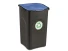 Cos gunoi colectare selectiva EcoGreen 50 litri H56cm (Albastru)