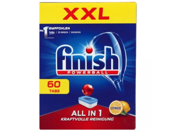 Detergent vase pentru masina de spalat Finish All in One 60tablete