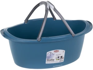 Cos de rufe oval Stella 25litri (Albastru)