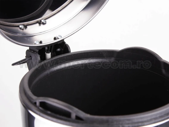 Cos de gunoi din inox lucios soft-close 5 litri Meco