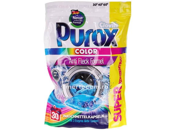 Capsule pentru rufe colorate Purox 30bucati