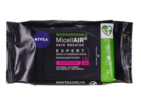 Servetele umede demachiante Nivea MicellAIR Skin Breathe 20bucati