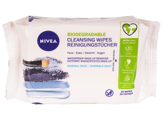 Servetele umede demachiante Nivea Normal Skin 25bucati